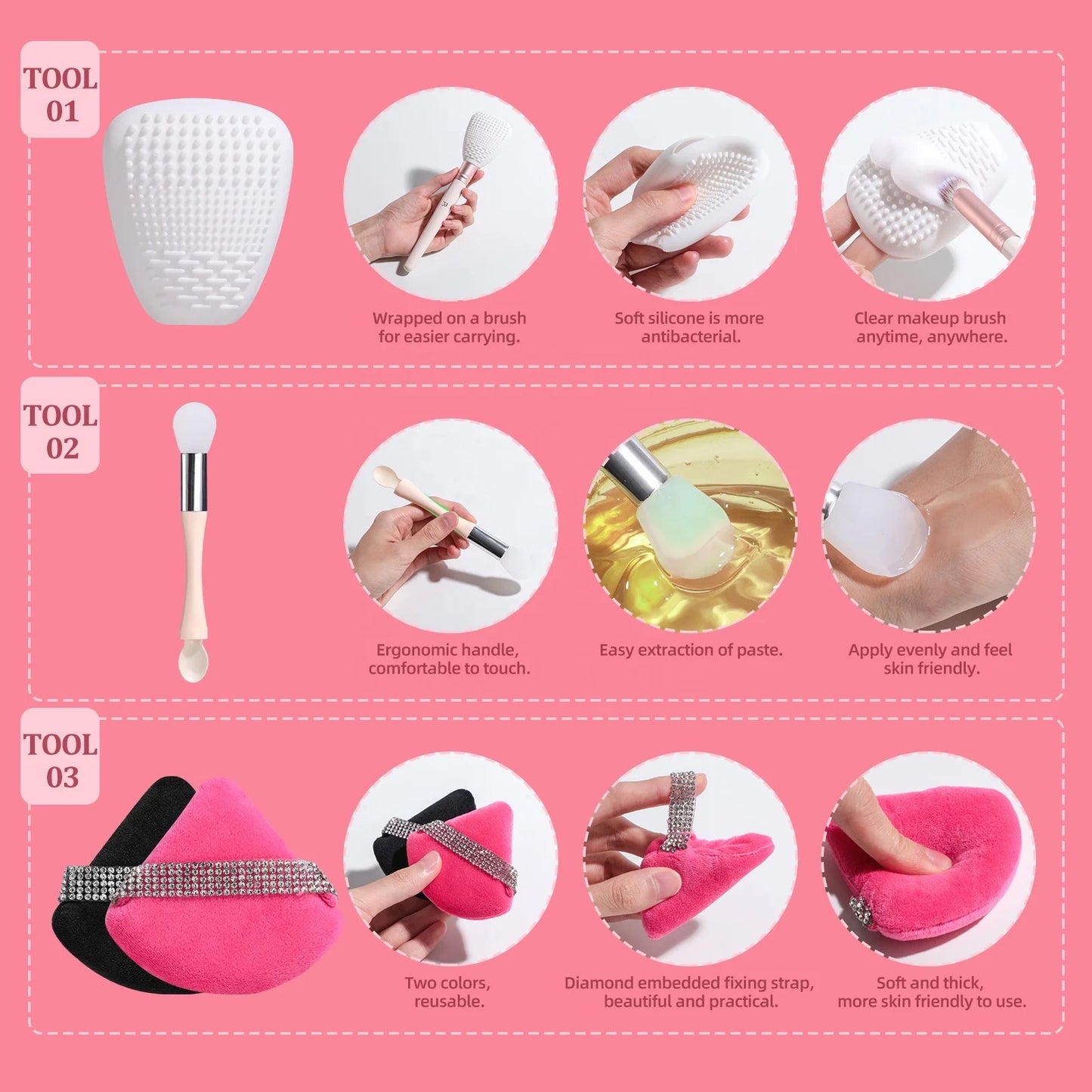 Glam Touch Makeup Brush Set